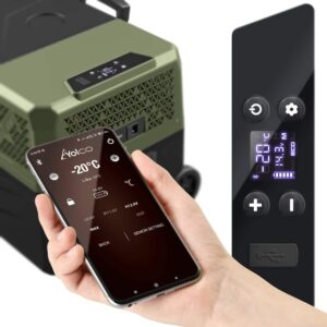 YOLCO-Portable compressor refrigerator Yolco BX30 GREEN - Camperini