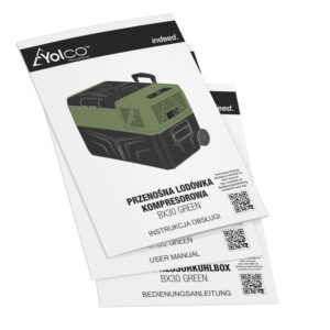 YOLCO-Portable compressor refrigerator Yolco BX30 GREEN - Camperini