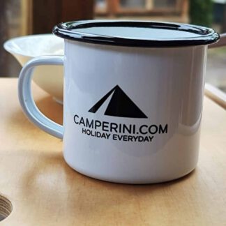 CAMPERINI METALOWY KUBEK EMALIOWANY