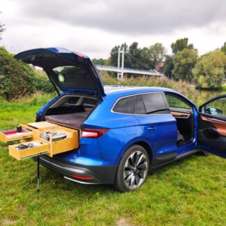 CAMPERINI ADVENTURE – Camping Box z Łóżkiem i Kuchnią dla Kombi, SUV i Vanów ✨ (95W x 30H x 55D(cm)ESTATE